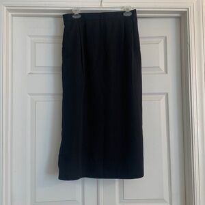 Vintage Worthington Black Long Skirt Size 14